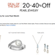 Pearl Jewelry, 20-40% off on Amazon
